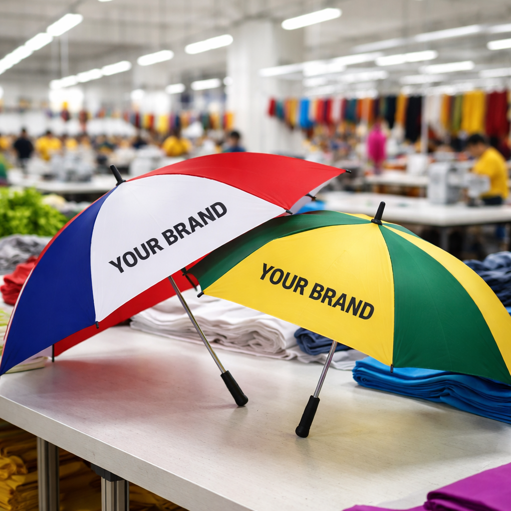 Premium All types of promotional umbrellas,Advertising Umbrella,Rain Umbrella by A.P Industries — corporate branded umbrella manufacturer India