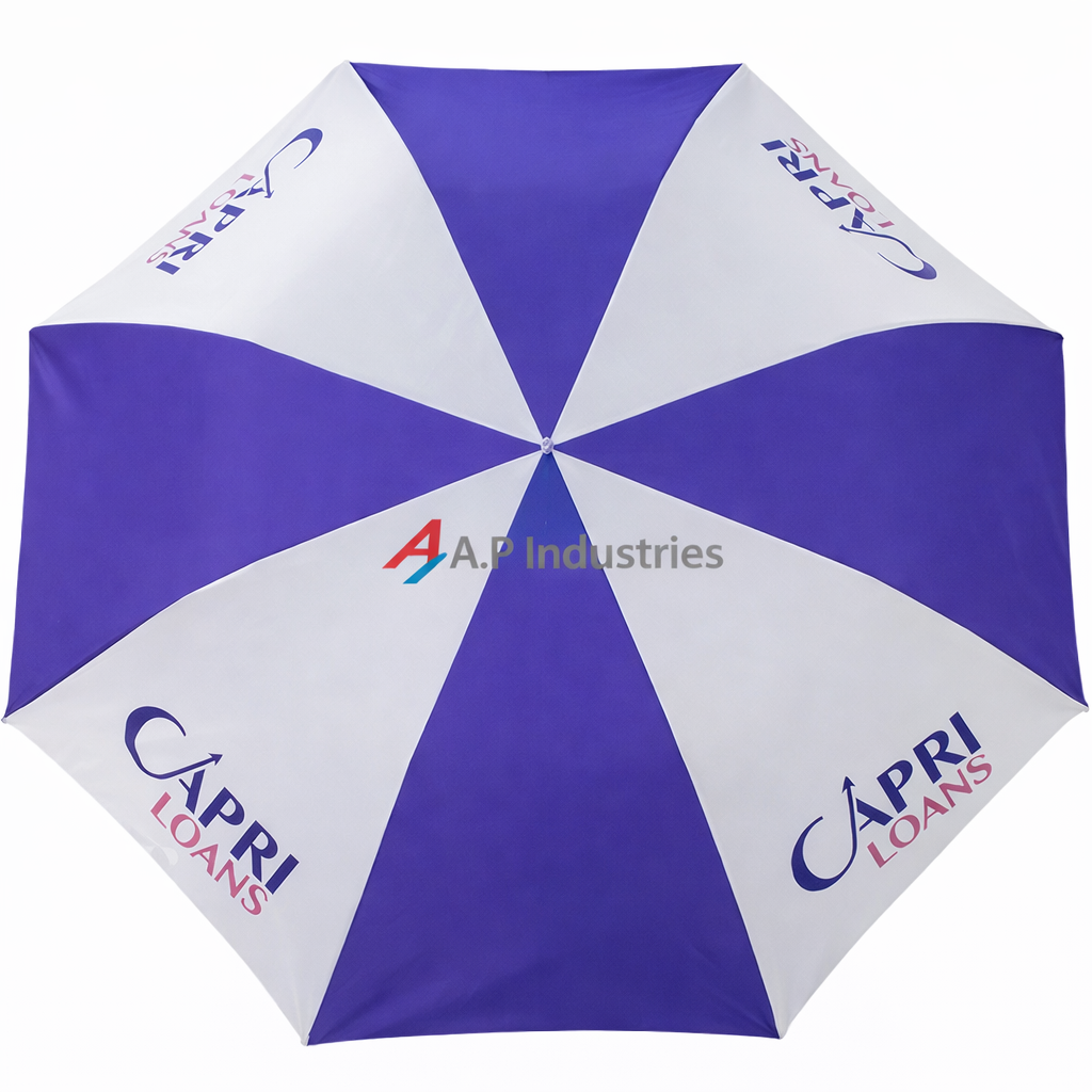 Advertising promotional umbrella full canopy print — branded umbrellas India wholesale